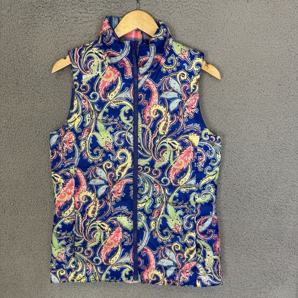 RLX‎ Ralph Lauren Vest Womens S Golf Reversible Packable Down Golf Puffer NWOT